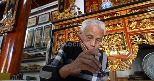 Vietnamese artisans preserve the centuries-old art of woodblock painting
