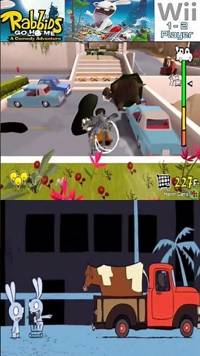 Moo Ning Miami - Rabbids Go Home adventure games - mainin game