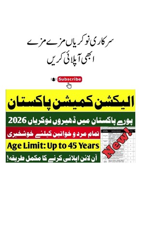 Election Commission of Pakistan (ECP) Jobs 2026 | Election Officers, Data Recruitment Apply Online