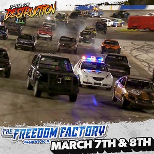 1.3K reactions · 364 shares | GET READY FOR EPIC ACTION! Destruction is BACK at Freedom Factory ️ - https://bit.ly/TODfreedomfactory | Tour of Destruction | Facebook