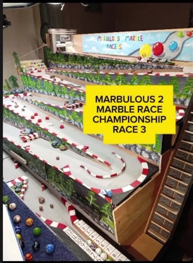 MARBLE RACE. MARBLE RUN.