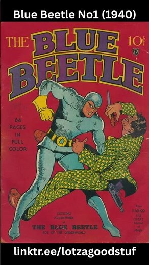 Vintage 1940 Blue Beetle comic book