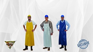 Our WorkHorse® Polyurethane Aprons are built to outperform disposable vinyl, neoprene and nitrile aprons for the durable protection your processing requires. https://bit.ly/4j1ZayD | Bunzl Processor Division