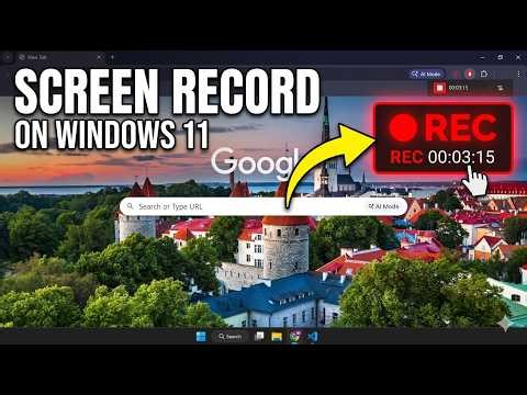 How to screen record on windows 11