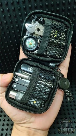 Micro EDC Kit (Blackout Version) ⚫🖤 | Ultra Compact Pocket Setup