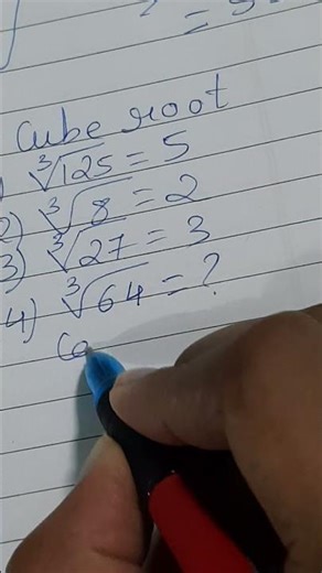 cube root part 1 #maths #shortvideo