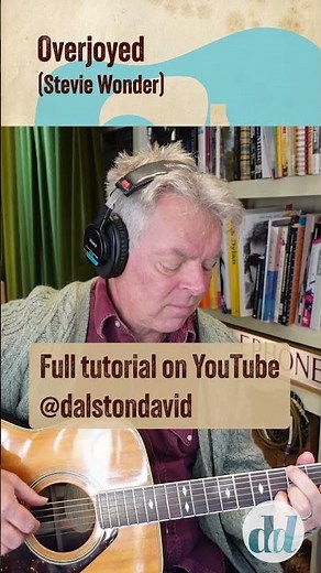 Overjoyed (Stevie Wonder) #acousticguitar #picking—full guitar lesson now up on my channel!