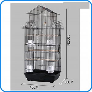 [Hot Item] Factory Wholesale Pet Product Supply Large Parrot Bird Cage