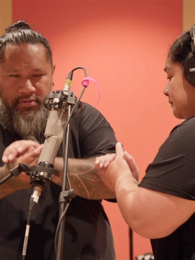 Jasmine Leota and Isitolo Alesana share their appreciation for the beauty of the Pacific Island music community in this short clip. Listen to their beautiful song 'Leo Malie' on the Hiva Folau Vaka album now! Stream the album: Search