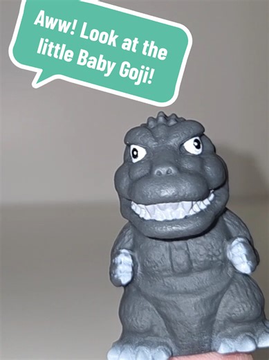 Aww! Look at the Little Baby Godzilla!