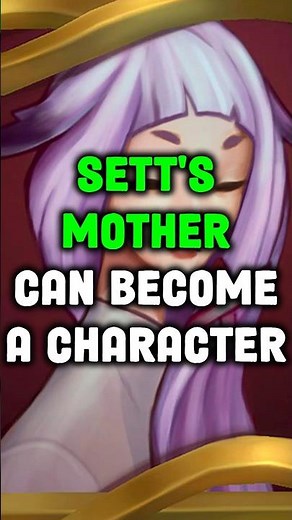 SETT'S MOM IS GOING TO RELEASE AS A CHAMPION?