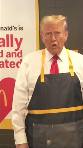Trump works shift at McDonalds in Pennsylvania