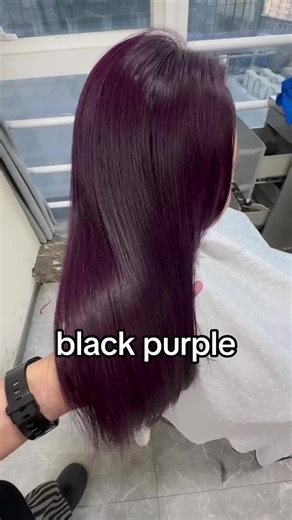 Dyeing Clothes and Hair with Black Purple Shades