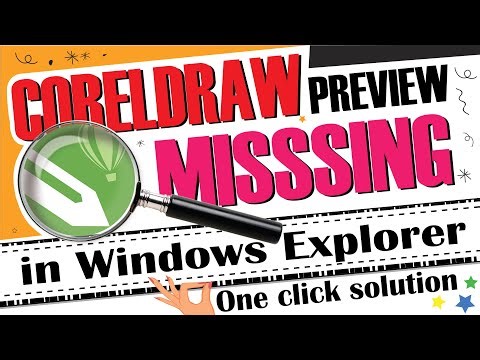 CorelDRAW Thumbnails / Preview Missing for CDR Files in File Explorer #dtptips #coreldraw #cdr