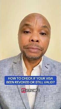 HOW TO CHECK IF YOUR VISA BEEN REVOKED OR STILL VALID?