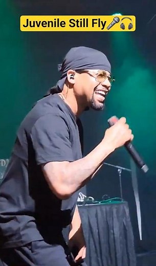 Still Fly Juvenile 🎤🥁 #rap #rappers #concert #tour
