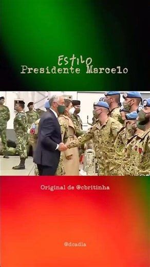 Estilo Presidente Marcelo 🤝