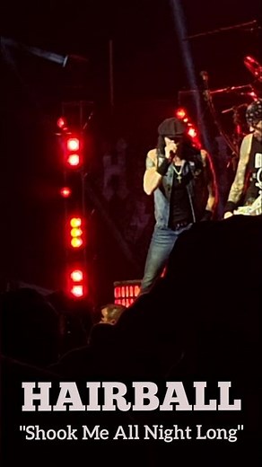 "Shook Me All Night Long" HAIRBALL Live Jan 30 2026 #livebands #tributeband #tributeshow #concert