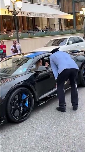 Pink Girl Driving a Bugatti 😍💖 | Elegance and Power in Motion!