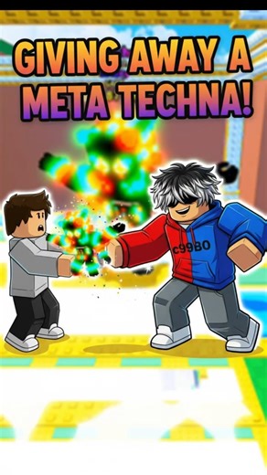 THE CRAZIEST META TECHNA GIVEAWAY #roblox #shorts