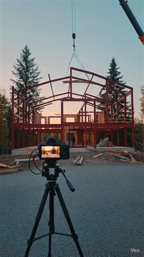 A beautiful house in the woods
