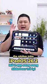 iPadOS 26.2 brings back Split-Screen Multitasking with SpitView. #shorts