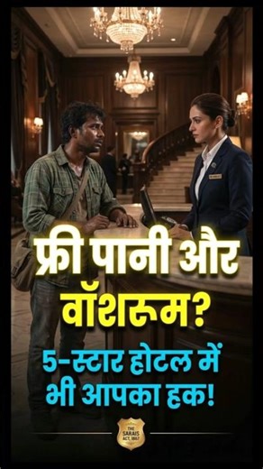 Can you use free water and washrooms even in 5-star hotels? | Learn about 'The Sarais Act, 1867'