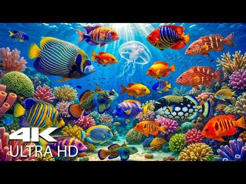 Amazing 4K Ocean Adventure 🐳 Dive Deep and Marvel at Sea Animal in The Best 4K ULTRA HD Aquarium