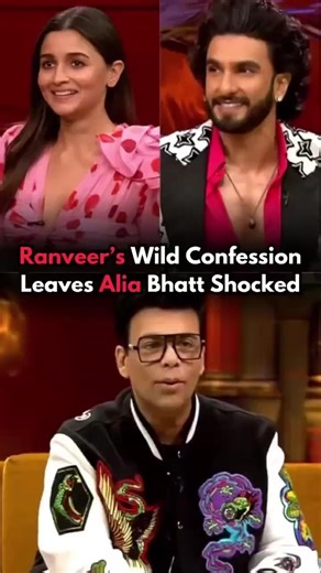 Ranveer Singh’s Wild Confession Leaves Alia Bhatt Shocked😲#ranveersingh #aliabhatt #bollywood