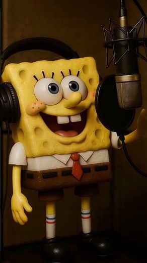 SpongeBob and Patrick singing Your Idol by SAJA BOYS cover #sajaboys #spongebob #kpopdemonhunters