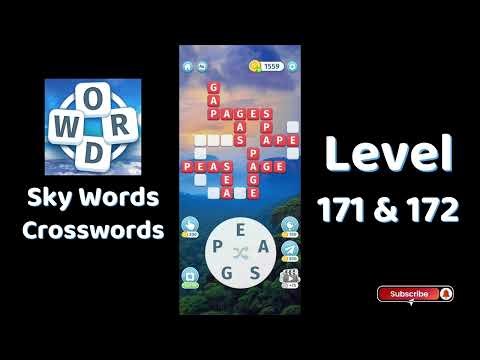 Sky Words Level 171 | Sky Words Level 172 | Sky Words Crossword Answers