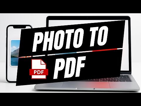 How To Convert Image To PDF File | Photo to PDF