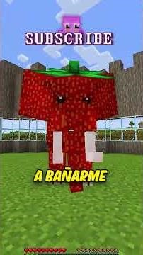 ¡LA CASA MÁS SEGURA PARA EL ELEFANTE FRESA EN MINECRAFT! 🏠🍓 #shorts