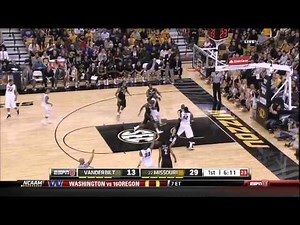 01/26/2013 Vanderbilt vs Missouri Men's Basketball Highlights