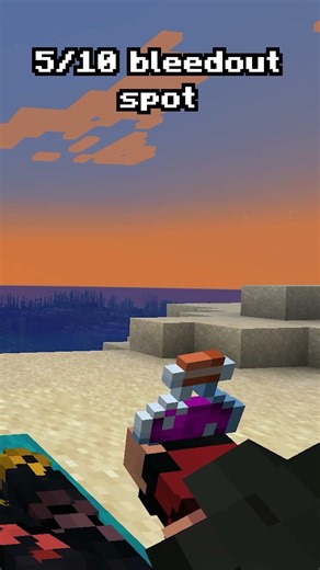 5/10 bleed out spot #minecraft