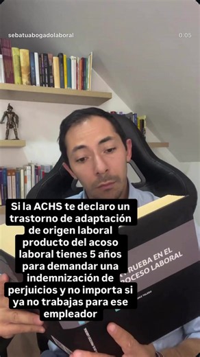 Trastorno de adaptación laboral da derecho a demandar indemnización