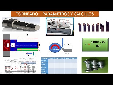 El Torneado-Cilindrado. Velocidad de Corte , Rpm ,Avance y Tiempo - Selección y Cálculos.