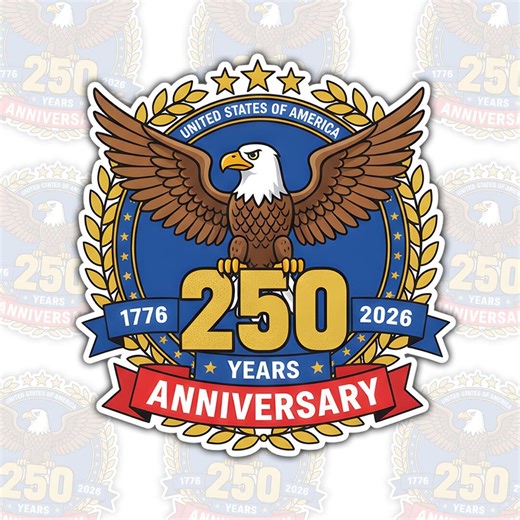 3pcs USA 250th Anniversary Sticker, 1776-2026 America, Semiquincentennial, 4th of July Vinyl Sticker - Etsy