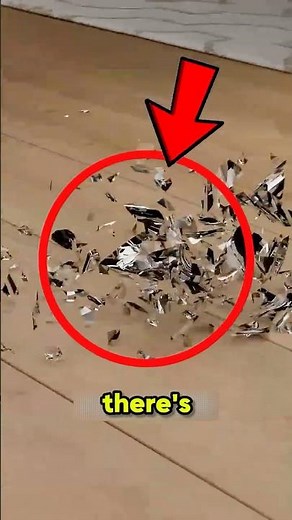 You're Cleaning Up Broken Glass WRONG!😱Try This Genius Trick Instead #didyouknow #facts #factvideo