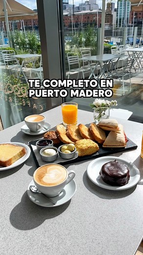 Yanina Vazquez on Instagram: "NUEVA PROPUESTA DE MERIENDA EN PUERTO MADERO @croquemadamepuertomadero 👉🏻Té completo $14.000: •2 copas de jugo de naranja exprimido o limonada. •2 infusiones a elección. •Tostadas de pan de campo con manteca y dulce casero. •2 scons. •1 tostado de jamón y queso. •1 budín. •1 torta a elección. Se puede reservar para realizar eventos. ⏰Todos los días de 8 a 20hs. 📍Pearina Dealessi 140, CABA. #te #merienda #brunch #food #foodie #puertomadero #ba #buenosaires"