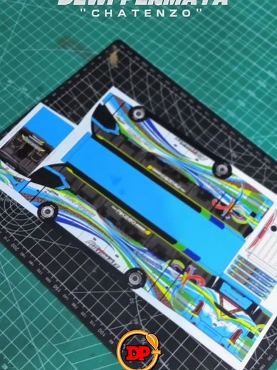 Miniatur Bus Papercraft: Creative Crafting Ideas