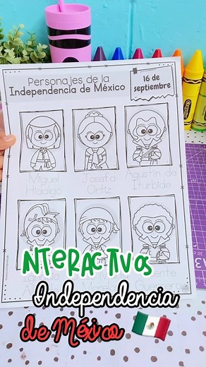 Dennis Cabañas | Maestra de Primaria ASD 💖 on Instagram: "🎉🇲🇽Interactivos Día de la Independencia 🇲🇽🎉 Ya está listo el set de actividades para trabajar con los niñ@s el día alusivo a la independencia de nuestro bello México 💚🤍❤️ 📱 Mándame mensajito si te interesa ✨ #independenciademéxico #vivamexico #maestros #materialescolar"