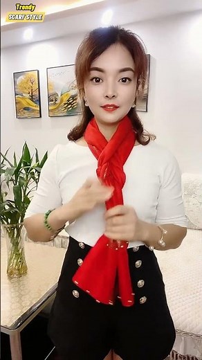 Effortless Scarf & Neckerchief Style 2025 🧣✨ | Girls Winter Look #ScarfStyle #WinterFashion
