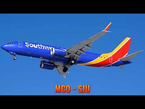 Full Flight - Southwest Airlines Flight 2632 -Boeing 737 MAX8, MCO - SJU.