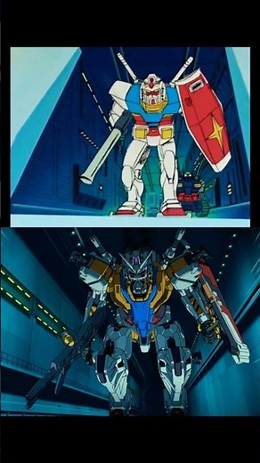 RX-78 Gundam 1st Catapult Launch (1979 & GQuuuuuuX Comparison)[Amuro Char ガンダム ジークアクス アムロ シャア 出撃 比較]