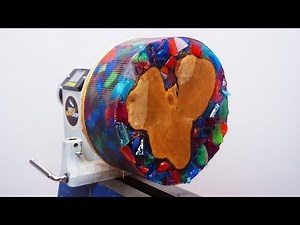 Woodturning - Lovely Project with Resin Scraps