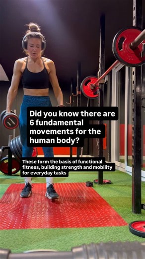 The Long Game on Instagram: "Did you know about these movement patterns? These 6 movements can make a really good full body workout that’ll help you develop strength, mobility, grip strength, balance and coordination, and make daily tasks feel easier. Resistance training doesn’t need to be complicated, just do the basics consistently and you’ll notice real change. #longevity #strength #healthspan @annacoreyoga"