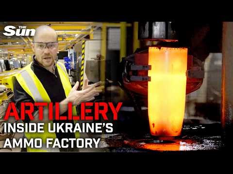 Inside Britain’s LARGEST artillery shell factory making ammo for Ukraine