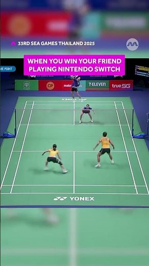 When the celebration goes harder than the rally🖐️🏸 | Badminton | SEA Games 2025