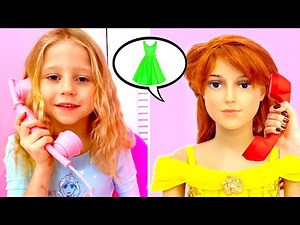 Nastya et une histoire morale sur l'amitié avec Stacy